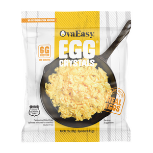 OvaEasy whole egg crystals 2.1 ounce pouch.