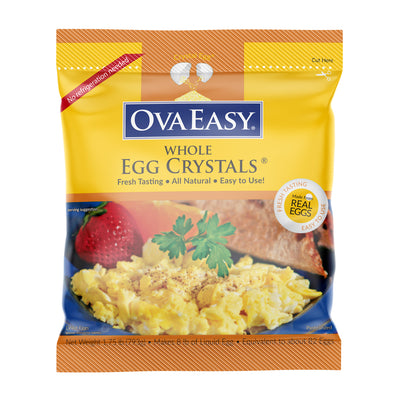 OvaEasy whole egg crystals 1.75 pound pouch.