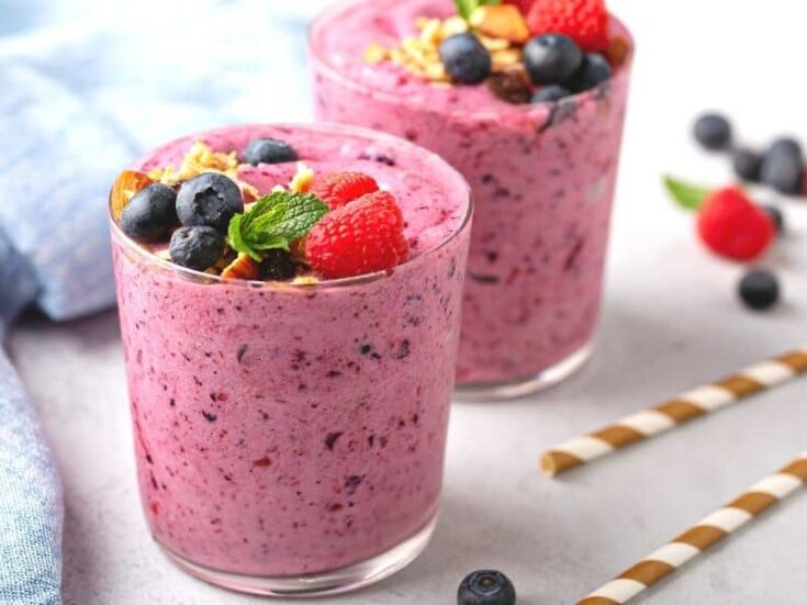 "For His Heart" Triple Berry Keto Smoothie