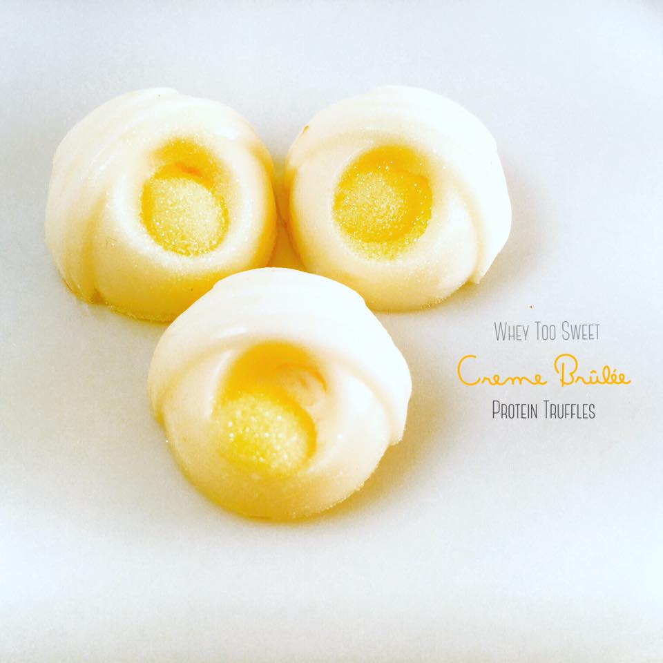 Creme Brulee Protein Truffles