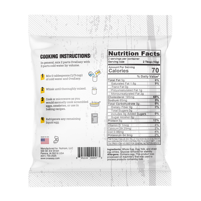 OvaEasy Whole Egg Crystals — Try a 2 Egg Sample for $1