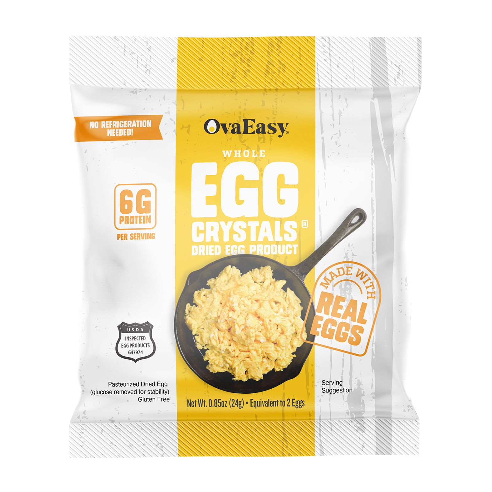 Try 2 Whole Eggs for Just $1 - OvaEasy Whole Egg Crystals