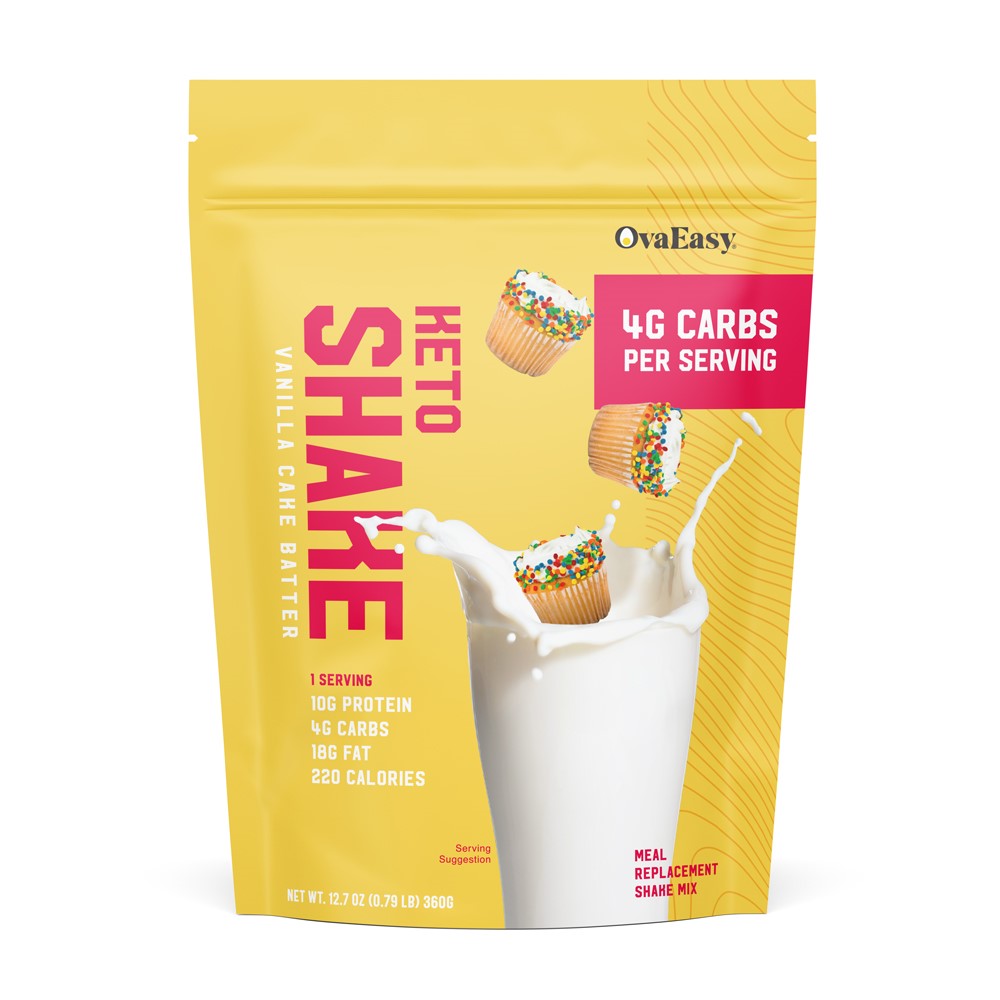 Keto Vanilla 10 serving bag front